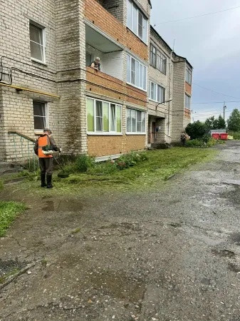 Окос придомовой территории